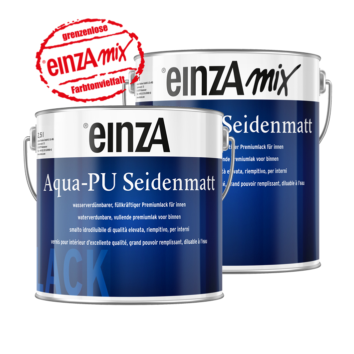 Gebinde einzA Aqua-PU Seidenmatt