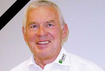 Bild von Hubert Billand mit Trauerflor