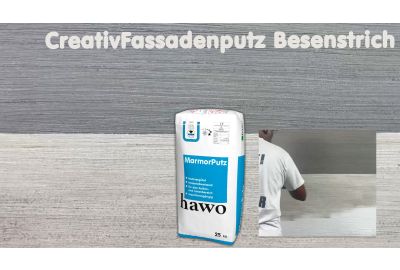 CreativFassadenputz Besenstrich