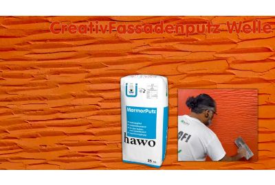 CreativFassademputz Welle