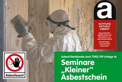 Einladung Seminar Asbest-Sachkunde nach TRGS 519 Anlage 4c