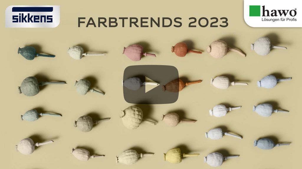 Titelbild zum YouTube-Video: Farbtrends 2023 mit Mohnsamenkapseln in verschiedenen Farben