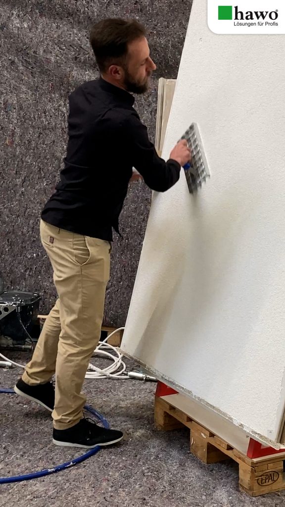André Pohl beim Rabottieren