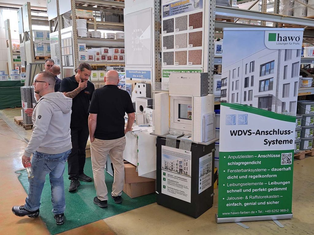 Der Stand von Andreas Brehm - WDVS-Anschluss-Systeme