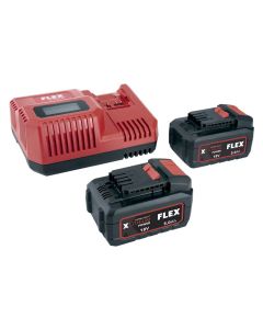 Flex Akku Set 18 V / 5,0 Ah