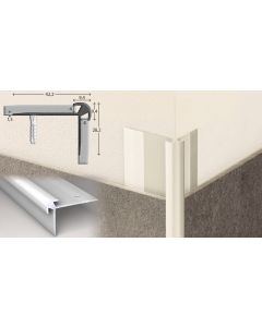 Alu-Treppenkante 3,0 - 4,0 mm