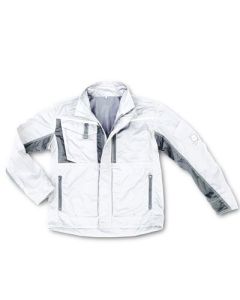 Jacke Champ weiß/grau