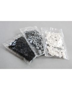 Kunststoffkappen grau