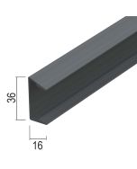 Noppenbahn Abdeckprofil Uni