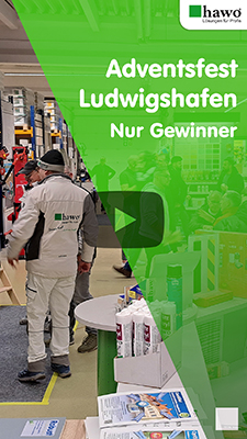 Titelbild des YouTube-Shorts - Adventsfest Ludwigshafen - Nur Gewinner - Menschen in der Niederlassung Ludwigshafen