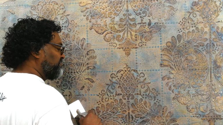 Die Oberfläche wird wieder verpresst