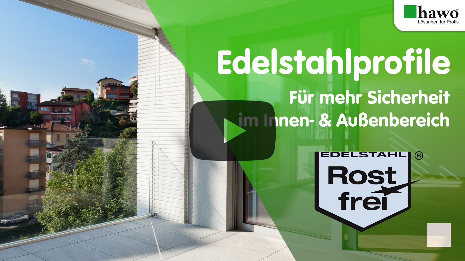 Vorschau YouTube-Video hawo Edelstahlprofile