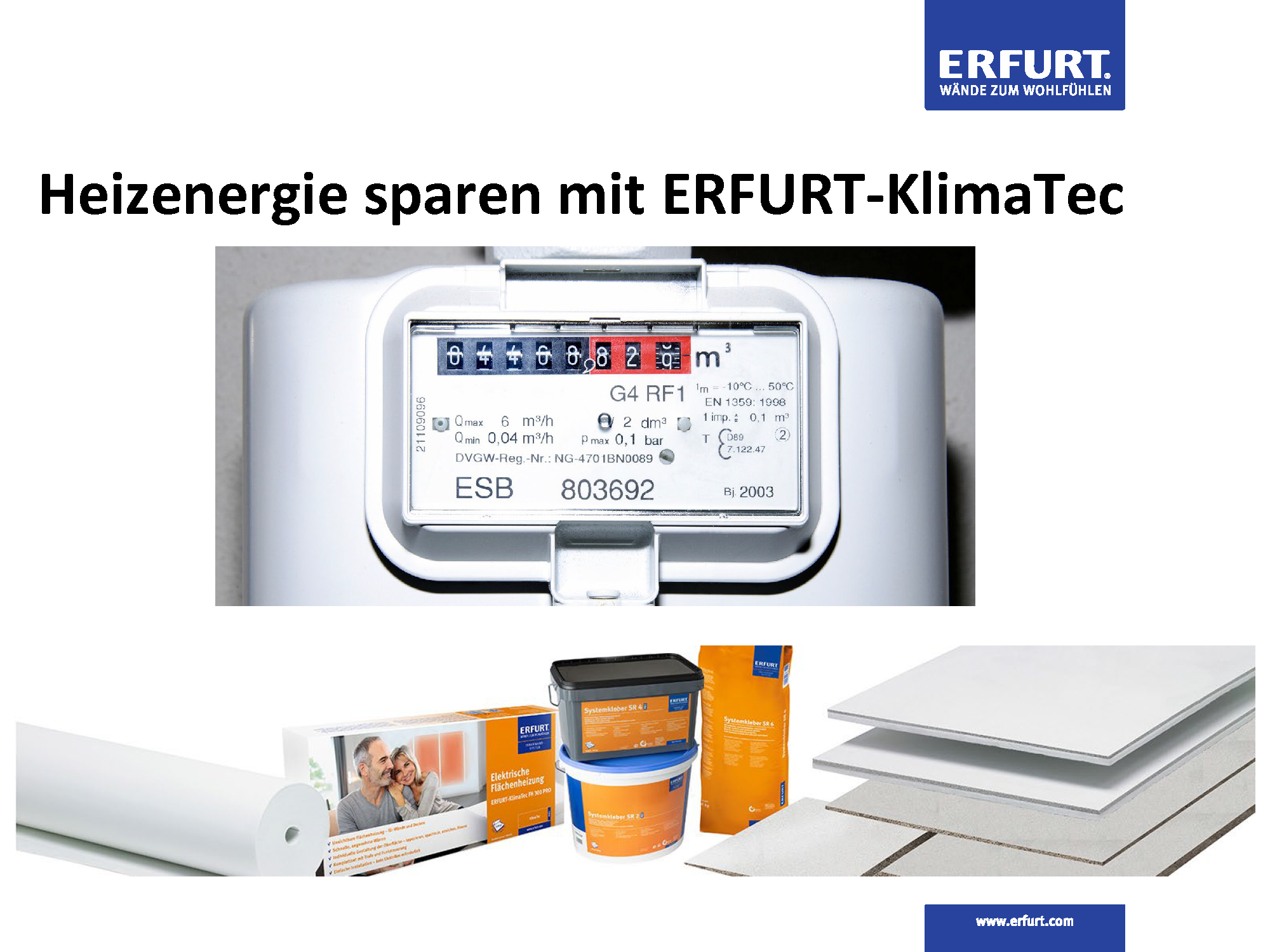 Präsentation ERFURT KlimaTec – Energetische Innenraumlösungen