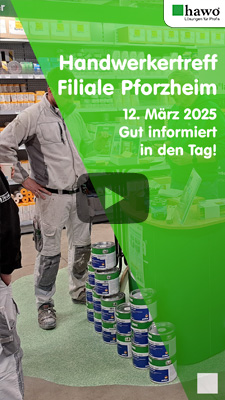 Titelbild des YouTube-Shorts - Maler vor dem impra-Stand