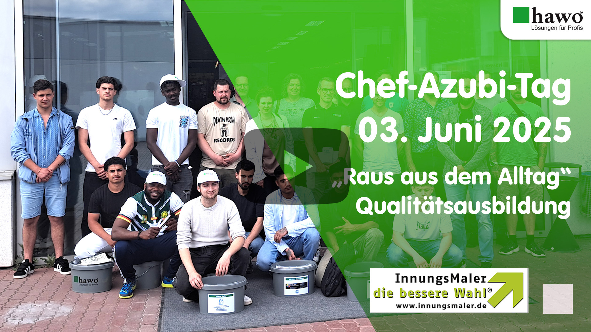 Titelbild des YouTube-Videos Chef-Azubi-Tag 3.6.2025