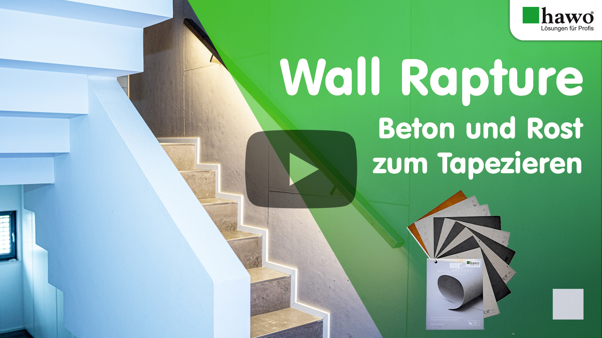 Titelbild vom YouTube-Video Wall Raputre - Beton und Rost zum Tapezieren