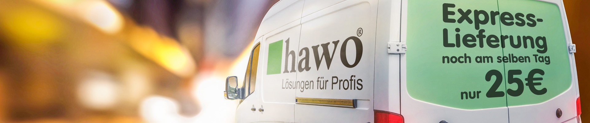 hawo-Sprinter mit Ausdruck Express-Lieferung noch am selben Tag für 25 Euro